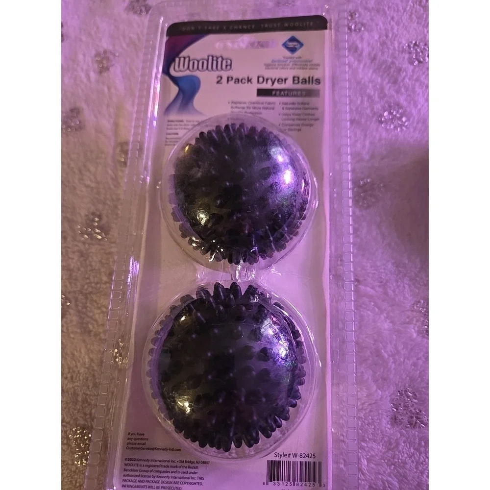 2 Pack 25 Reduced Drying Time Assorted Muscle Roller Dryer Balls Softens Clothes
